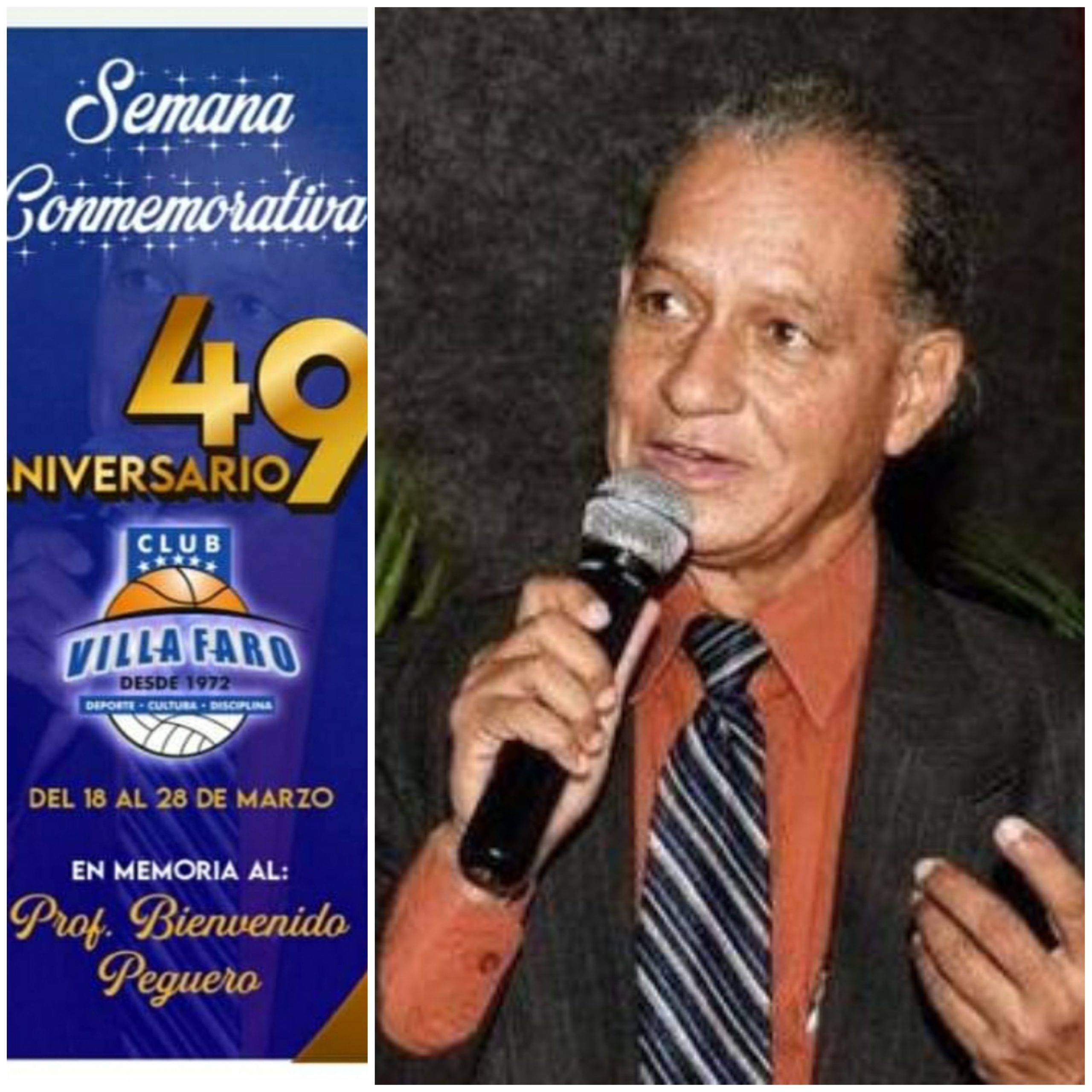 Semana aniversario Club Villa Faro, Profesor Peguero