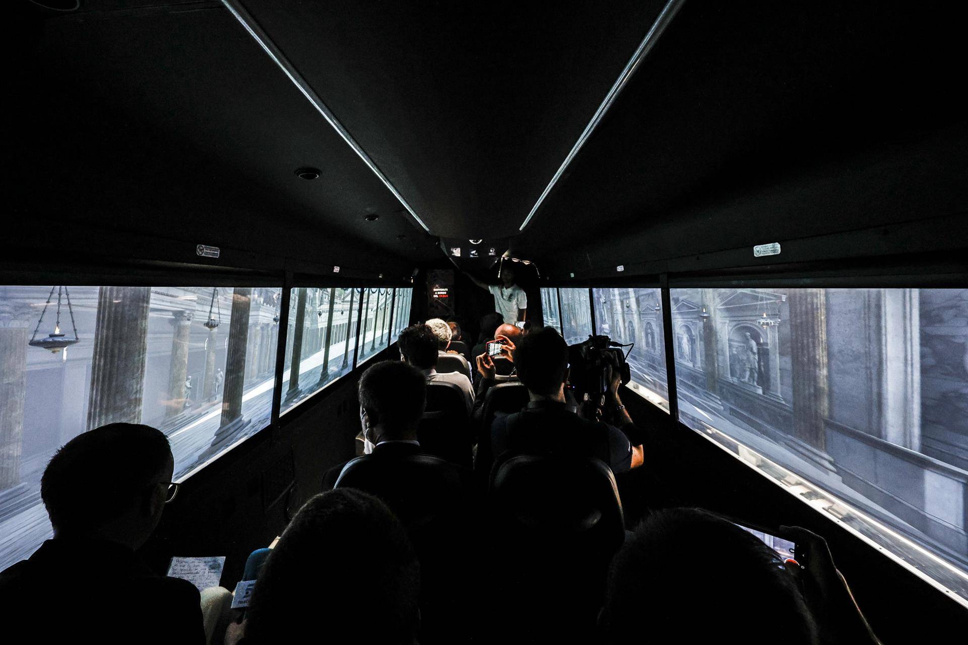 Un autobús de realidad virtual para recrear el esplendor de la antigua Roma